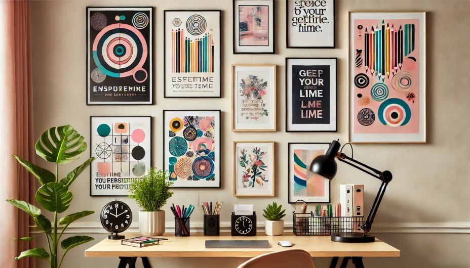 Increasing Productivity with Wall Art and Table Decorations | Inspiring Workspaces