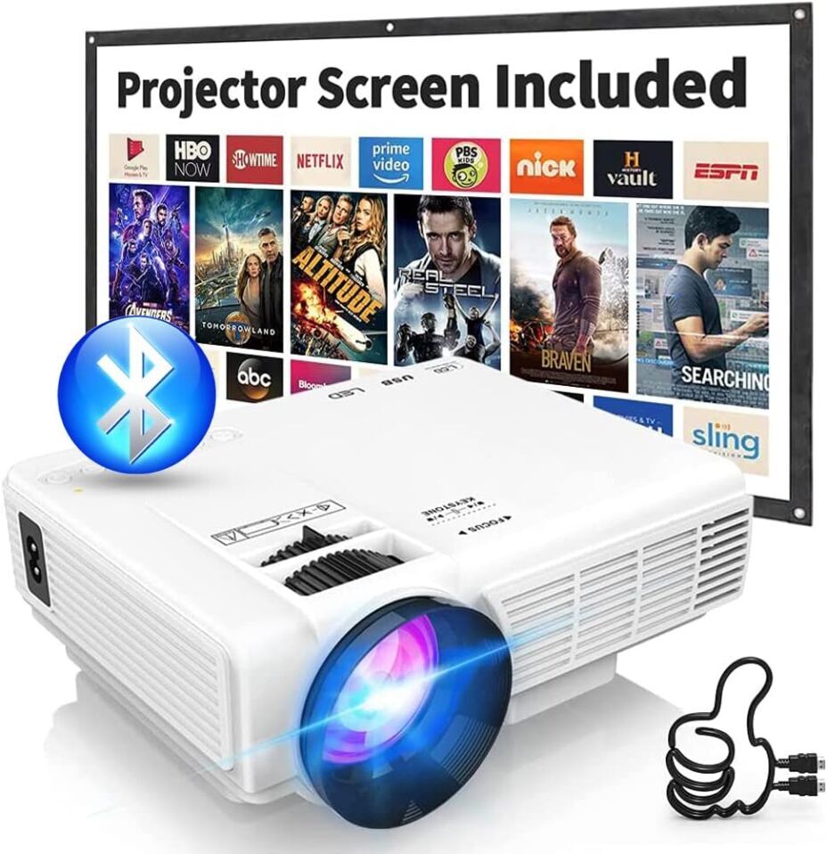 Compact Mini Projector with 1080P HD Quality - Home & Travel