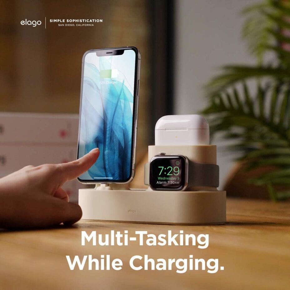 elago 3 in 1 Charging Station Compatible with Apple Products