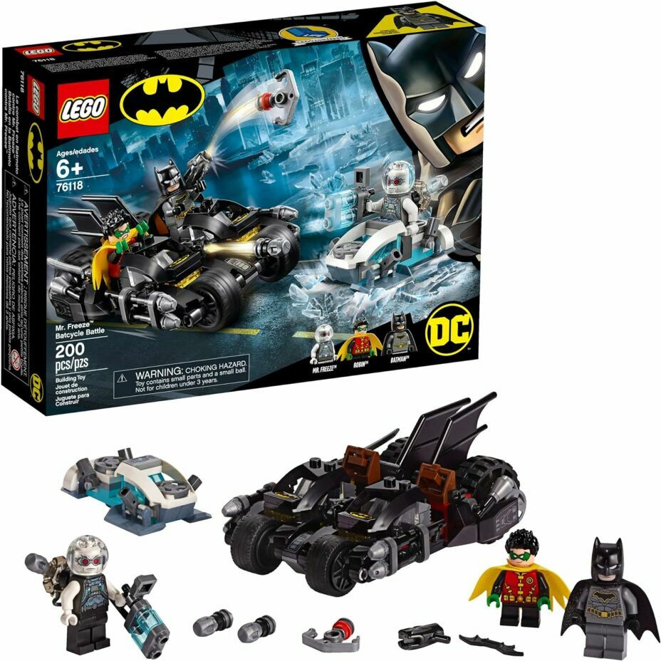 LEGO DC Batman Mr. Freeze Batcycle Battle (Set 76118)