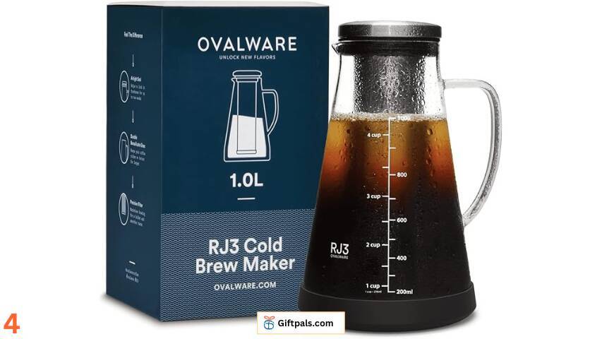 Ovalware Airtight Cold Brew and Tea Maker