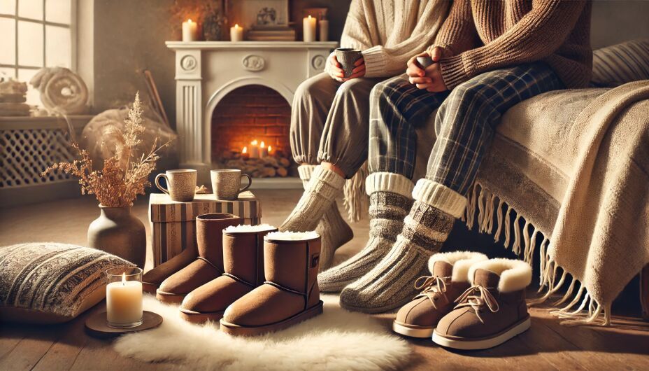 🥿 Comfy Footwear - Cozy Uggs & Slippers for Men & Women 🧸