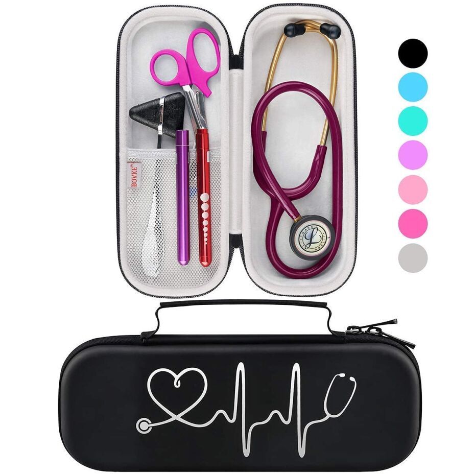 BOVKE Stethoscope Case for 3M Littmann, MDF Acoustica & More