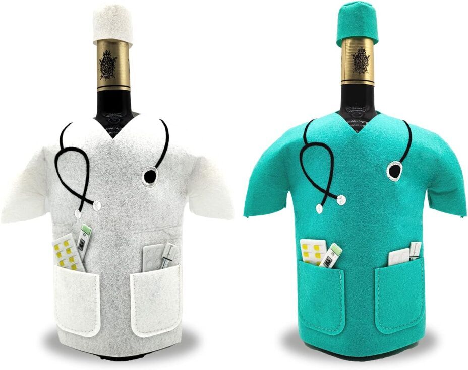 CGRTEUNIE Nurse Gifts Wine Bag - Perfect for Doctors & Nurses