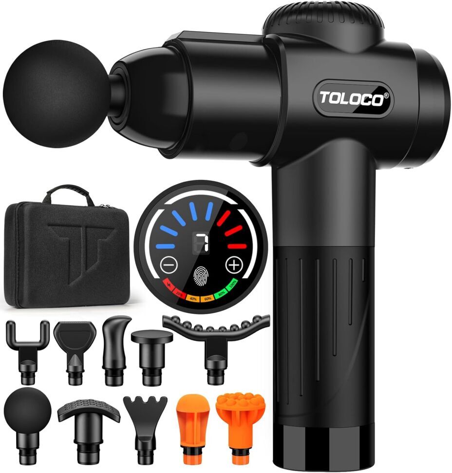 TOLOCO Upgrade Percussion Muscle Massage Gun for Athletes