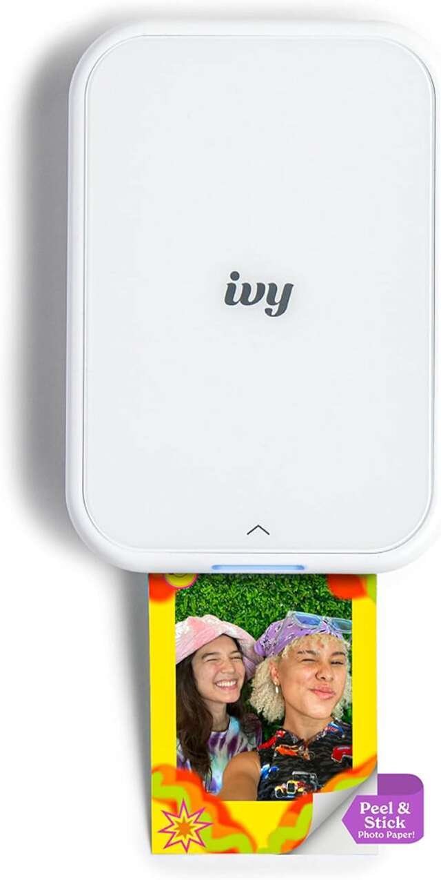 Canon Ivy 2 Mini Photo Printer for iOS & Android, Sticky-Back Prints