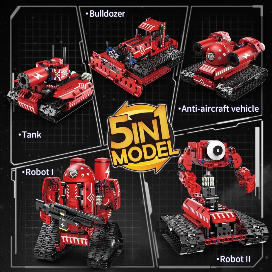 5-in-1 STEM Car & Robot Building Set for Kids - Fun Learning!