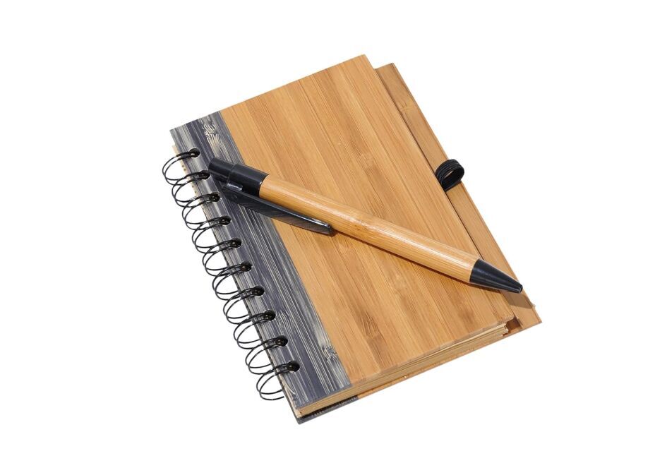 Eco-Friendly Bamboo Covered Notebook