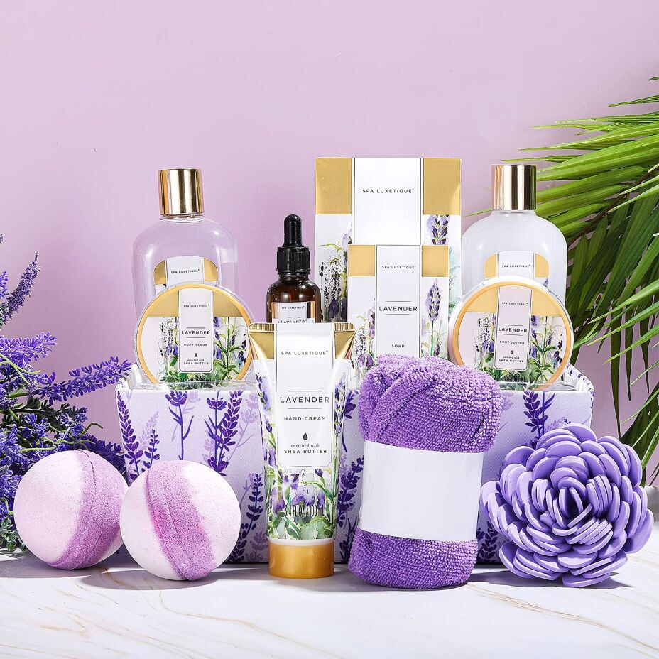 Lavender Spa Gift Basket