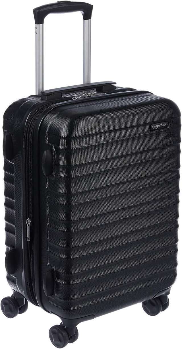 Amazon Basics 21-Inch Hardside Spinner Luggage - Durable & Stylish Travel Gear