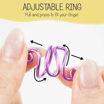 Handmade Crochet Tension Ring for Yarn Control