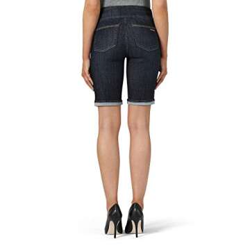 Rock & Republic Women's Denim Rx Fever Stretch 10" Bermuda Short, Resident Hottie-Rinse, 16