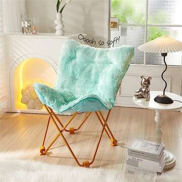 Urban Lifestyle Mongolian Butterfly Chair, Mint