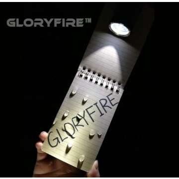 GLORYFIRE Waterproof Notebook Tactical All-Weather Spiral Memo Paper Notepad with Waterproof Grid Paper for Outdoor Activities Recording 3"x5" (5pcs)