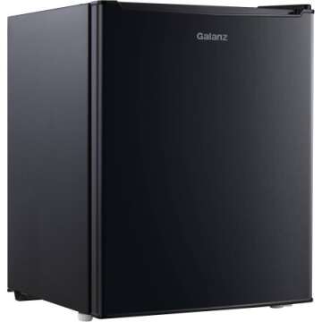 2.7 Cubic Foot Compact Dorm Refrigerator - Black, Energy Efficient