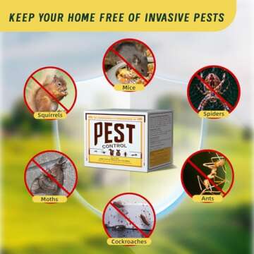 High-Strength Pest Repellent Balls - 10 Pack for Mice, Rodents & More