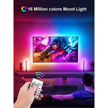 KANTUTOE LED TV Backlight – 16.4ft RGB Lights