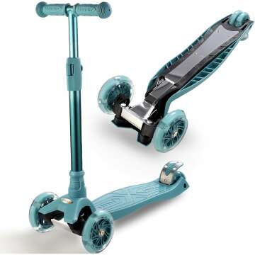 Kids 3 Wheel Kick Scooter with Adjustable Height