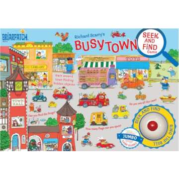 Briarpatch, Richard Scarry's Busytown Seek and Find Game, Based on Early Reader Books for Preschool, Kindergarten and 1st Grade