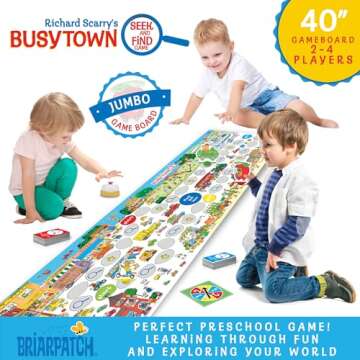 Briarpatch, Richard Scarry's Busytown Seek and Find Game, Based on Early Reader Books for Preschool, Kindergarten and 1st Grade