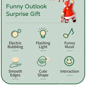 Funny Santa Bubble Machine for Holiday Fun