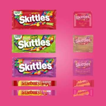 Delicious SKITTLES & STARBURST Candy Graduation Gifts - 18 Ct Bulk Box