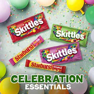 SKITTLES & STARBURST Candy Graduation Gifts - 18 Ct