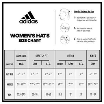 adidas Women's Superlite Sport Performance Visor for Sun Protection and Outdoor Activities, White/Silver Reflective/2.0, One Size