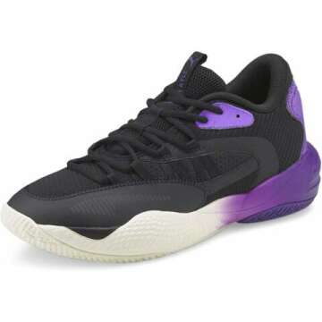 PUMA Court Rider 2.0 Catwoman Puma Black/Heliotrope 9.5 B (M)