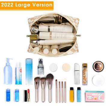 Travel Cosmetic Organizer - Large Makeup Bag for Women