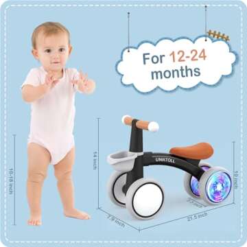 Umatoll Balance Bike - Perfect First Birthday Gift