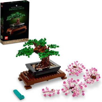 LEGO Icons Bonsai Tree Building Set with Cherry Blossoms - 10281