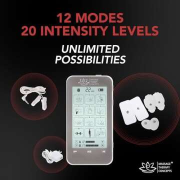 TENS Unit & EMS Muscle Stimulator for Pain Relief