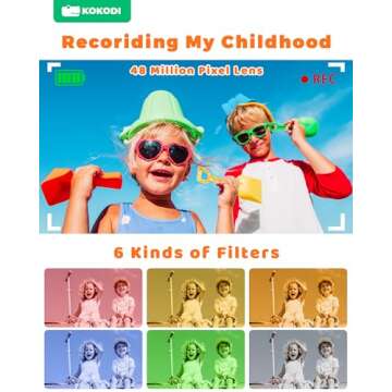 KOKODI Kids Digital Camera for Creative Exploration