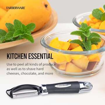 Farberware Euro Peeler for Easy & Quick Food Prep