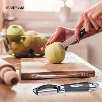 Farberware Euro Peeler for Easy & Quick Food Prep