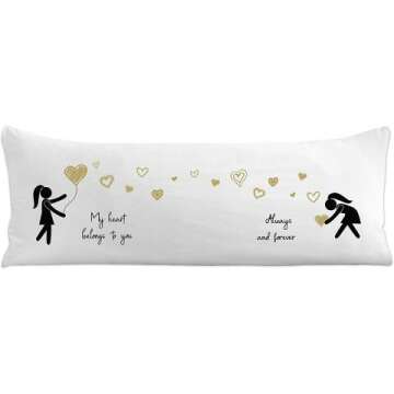 Hers and Hers Lesbian Love Pillowcase