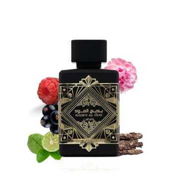 Lattafa Perfumes Bade'e Al Oud, Oud for Glory for Unisex Eau de Parfum Spray, 3.4 Ounce