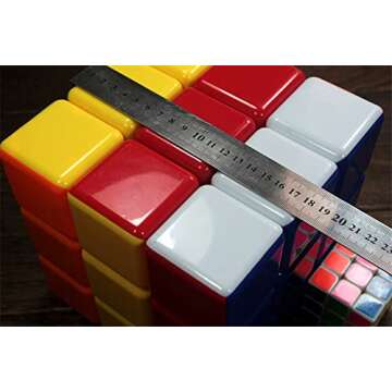 ZY-Wisdom Super Cube 3x3x3 Big Cube Stickerless Speed Cube 18cm Large Cube Puzzle Magic Cube Toy