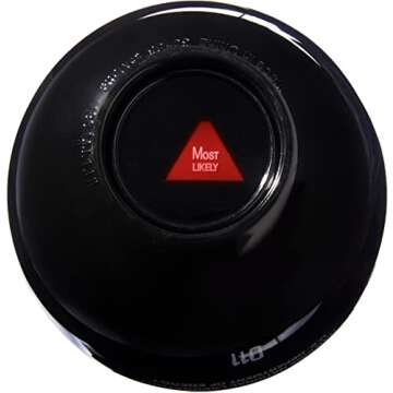 Mattel Games Magic 8 Ball Stranger Things Novelty Game Inspired by The Series, Themed Fortune-Telling Toy for Family & Game Nights