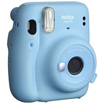 Fujifilm Instax Mini 11 – Sky Blue Instant Camera