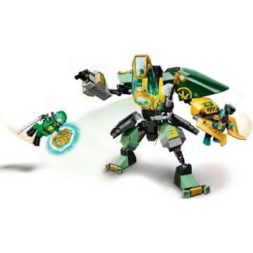 LEGO NINJAGO Lloyd’s Hydro Mech 71750 Building Kit, Underwater Playset with NINJAGO Lloyd and Mech; Role-Play Action for Boys and Girls Ages 7 and Up