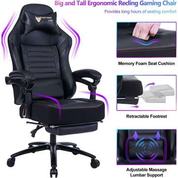 FANTASYLAB Footrest Massage Chair