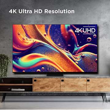 TCL 85-Inch QM8 QLED 4K Smart Mini LED TV with Google (85QM850G, 2023 Model) Dolby Vision, Atmos, HDR Ultra, Game Accelerator up to 240Hz, Voice Remote, Works Alexa, Streaming Television