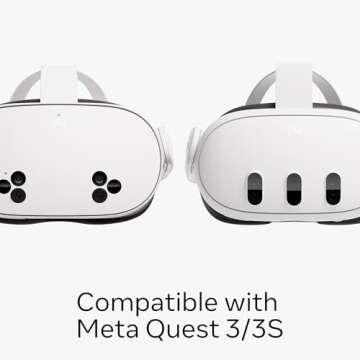 Meta Quest Carrying Case — Works with Meta Quest 3/3S — Premium Style and Protection — Fits Quest 3/3S, Touch Plus Controller, Headstrap, Active Straps, Charging Cable and Adapter