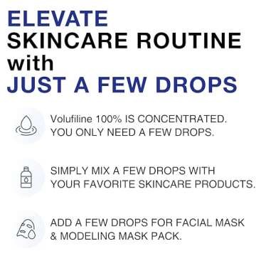 CELDYQUE 100% Pure Volufiline Concentrate Mix-in Serum - Skin Firming Solution & Clinically Proven | Anti-Wrinkle, Enhances Facial Contours, Boosts Collagen for Sagging Mature Skin Korean Skincare