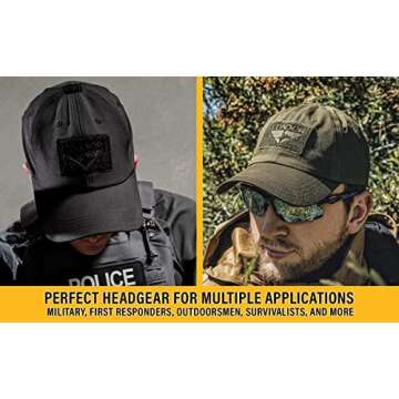 Black Condor Tactical Cap for Outdoor Activities