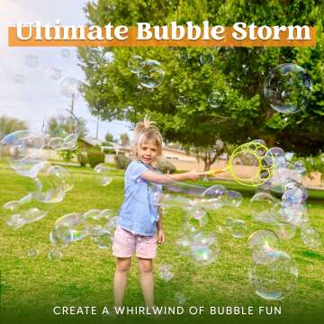 JOYIN Big Bubble Wands Set for Kids Summer Fun