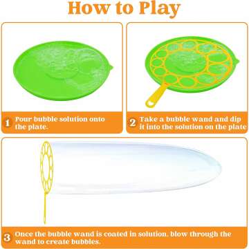 JOYIN Big Bubble Wands Set for Kids Summer Fun