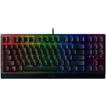 Razer BlackWidow V3 TKL Mechanical Gaming Keyboard with Green Switches